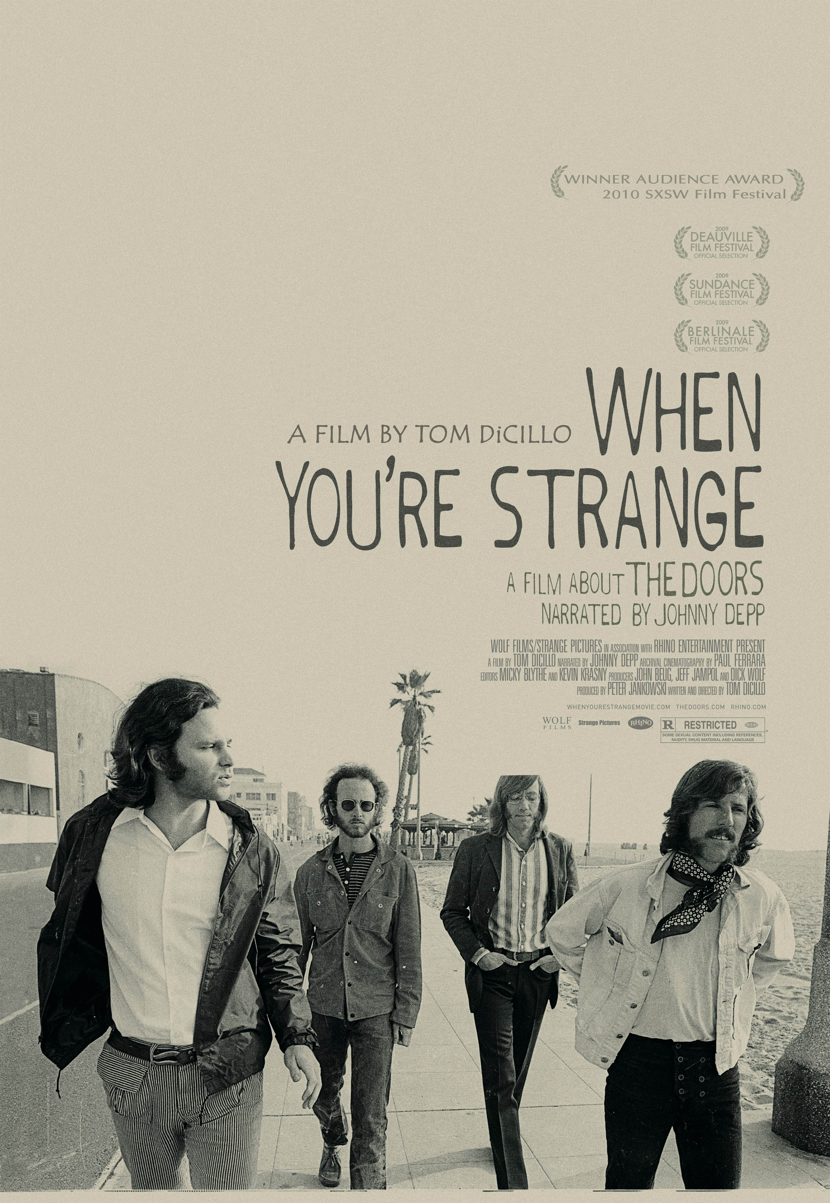 When You’re Strange flier poster