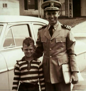 Young Jim and his father