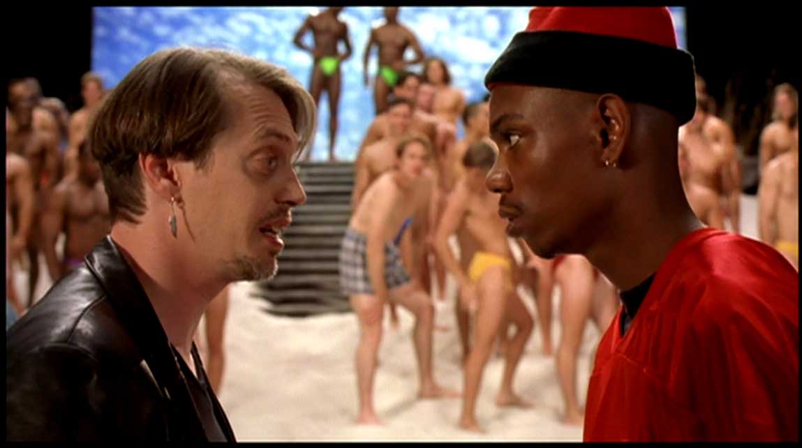 Buscemi and Chapelle in The Real Blonde